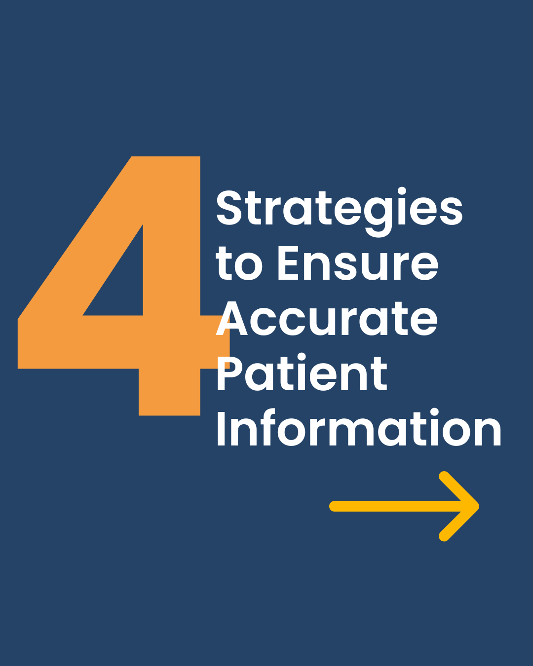 Strategies for Ensuring Accurate Patient Information